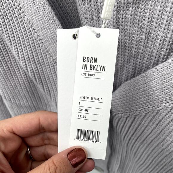 525 AMERICA FOR EVEREVE NWT Brooke Balloon Sleeve Knit Cardigan // L - Picture 7 of 13